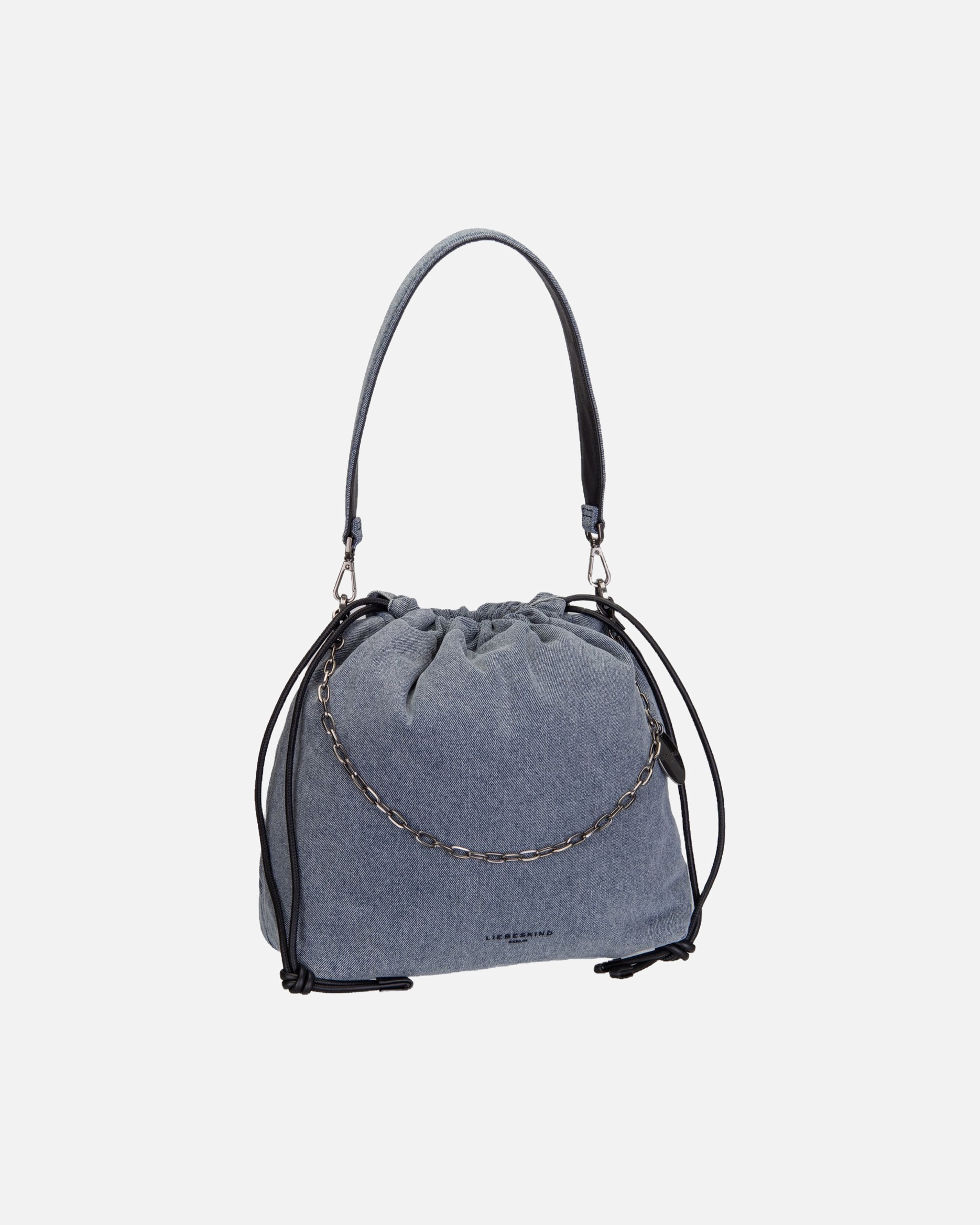 Handtasche für Weiblich Liebeskind Handtasche Lya II Hobo M Denim Blue Denim
