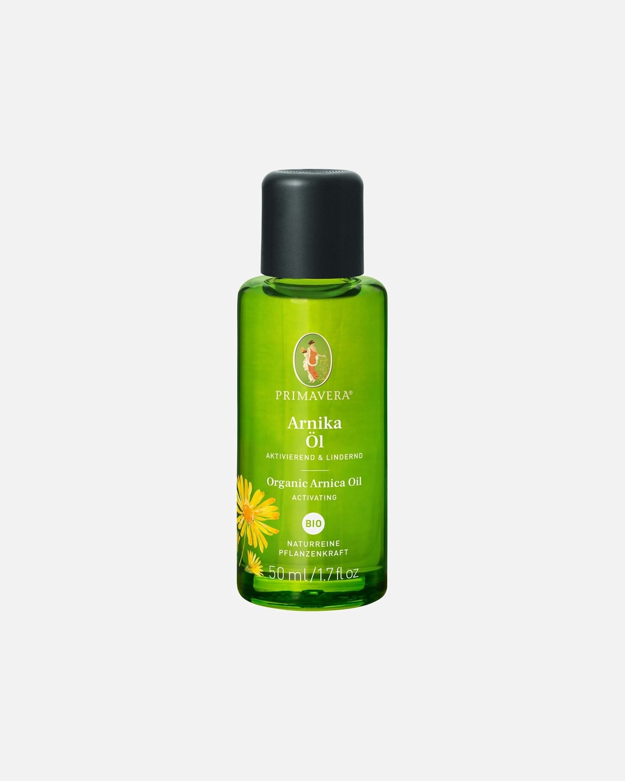 Körperöl für Weiblich Primavera Arnika Öl bio 50 ml