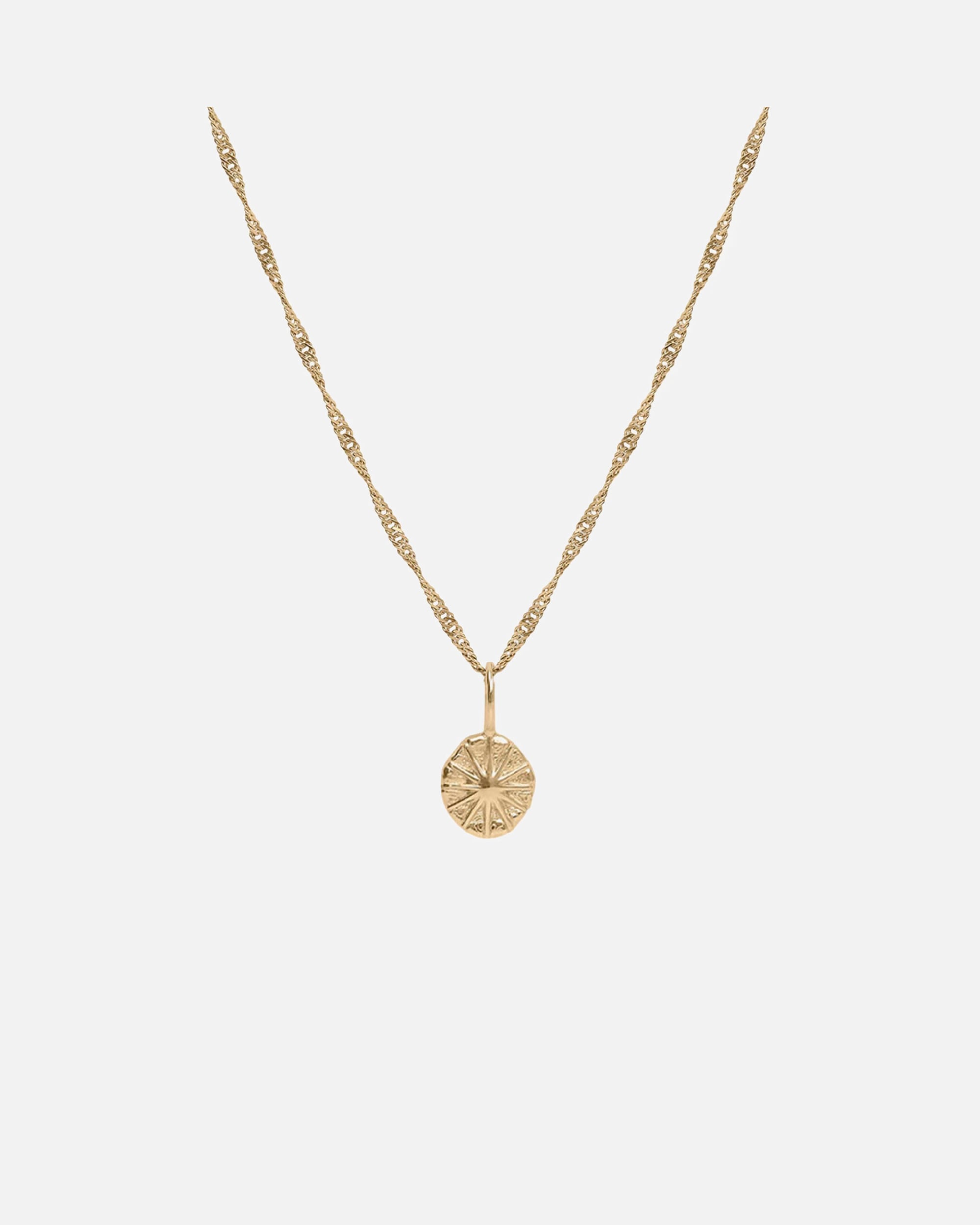 Halskette für Weiblich Stilnest Solar Eclipse Kette 585 Gelbgold 55