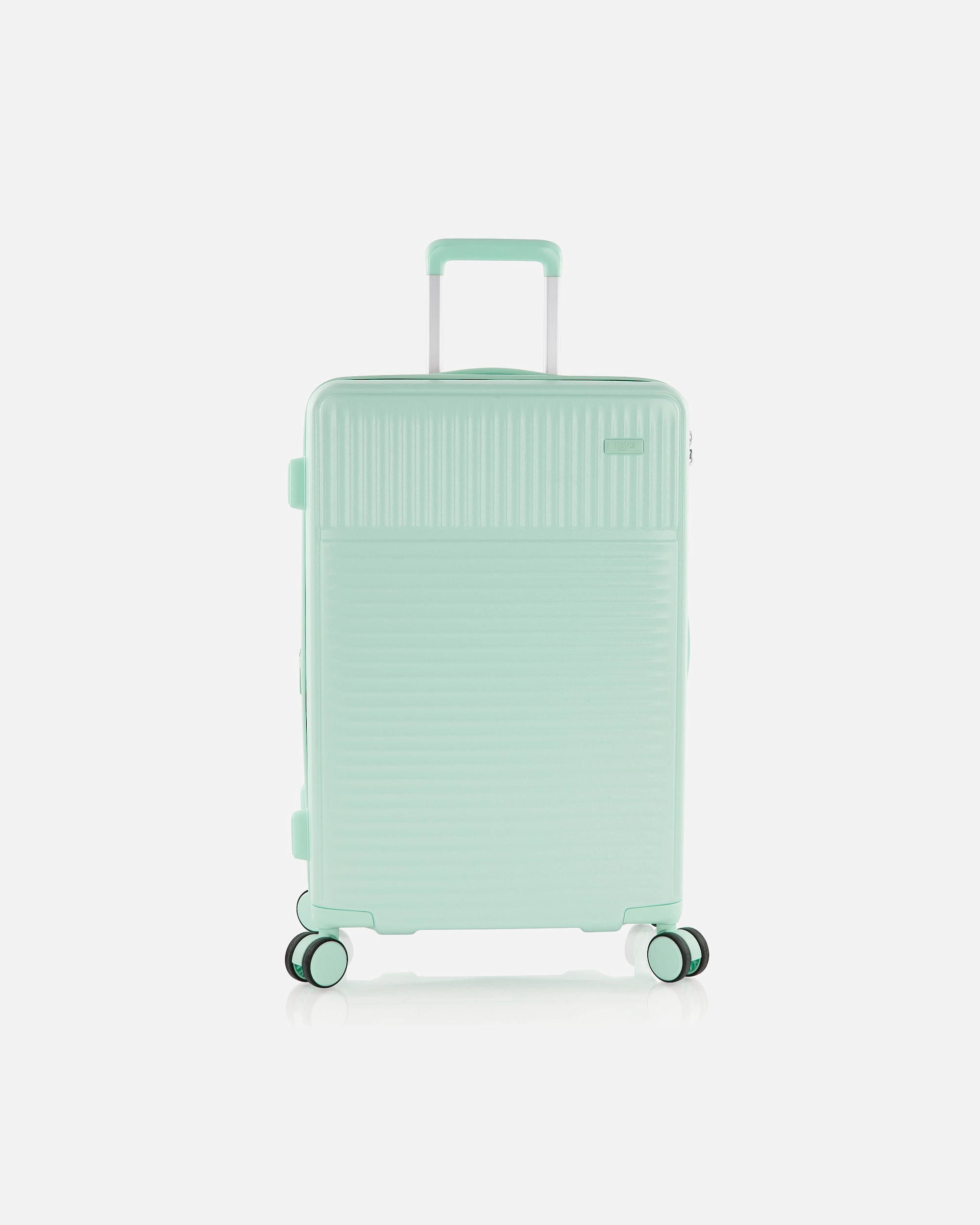 Koffer für Männlich Heys Pastel 4 Rollen Trolley M 66 cm mit Dehnfalte mint