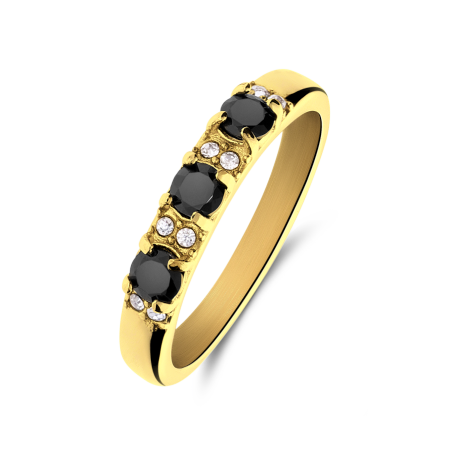 Lucardi Ring Stahl 47mm Damen