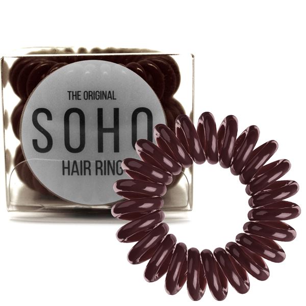 SOHO Spiral Haargummis Braun Nude