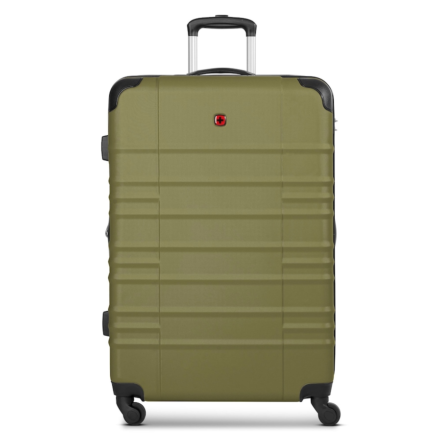 Wenger Amplar Evo 4 Rollen Trolley L 75 cm mit Dehnfalte olive Braun Herren