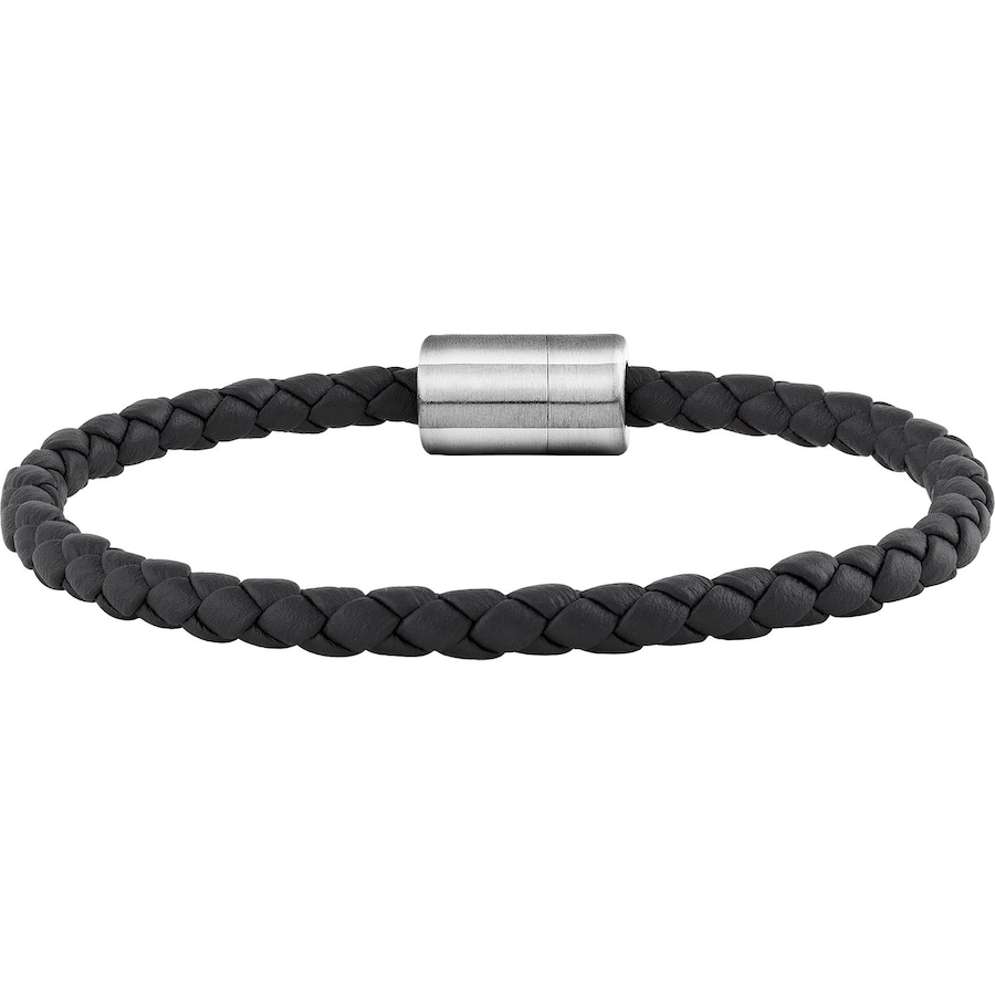 caï Armband Leder, Edelstahl One Size Weiss Herren