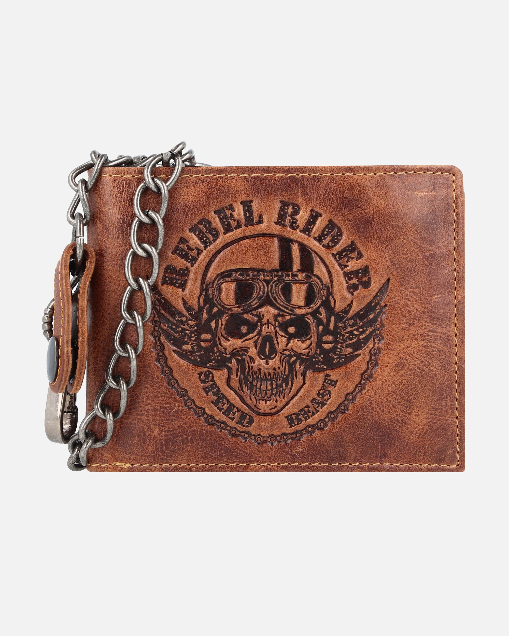 Portemonnaie für Männlich Greenburry Rebel Rider Herrengeldbörse brown