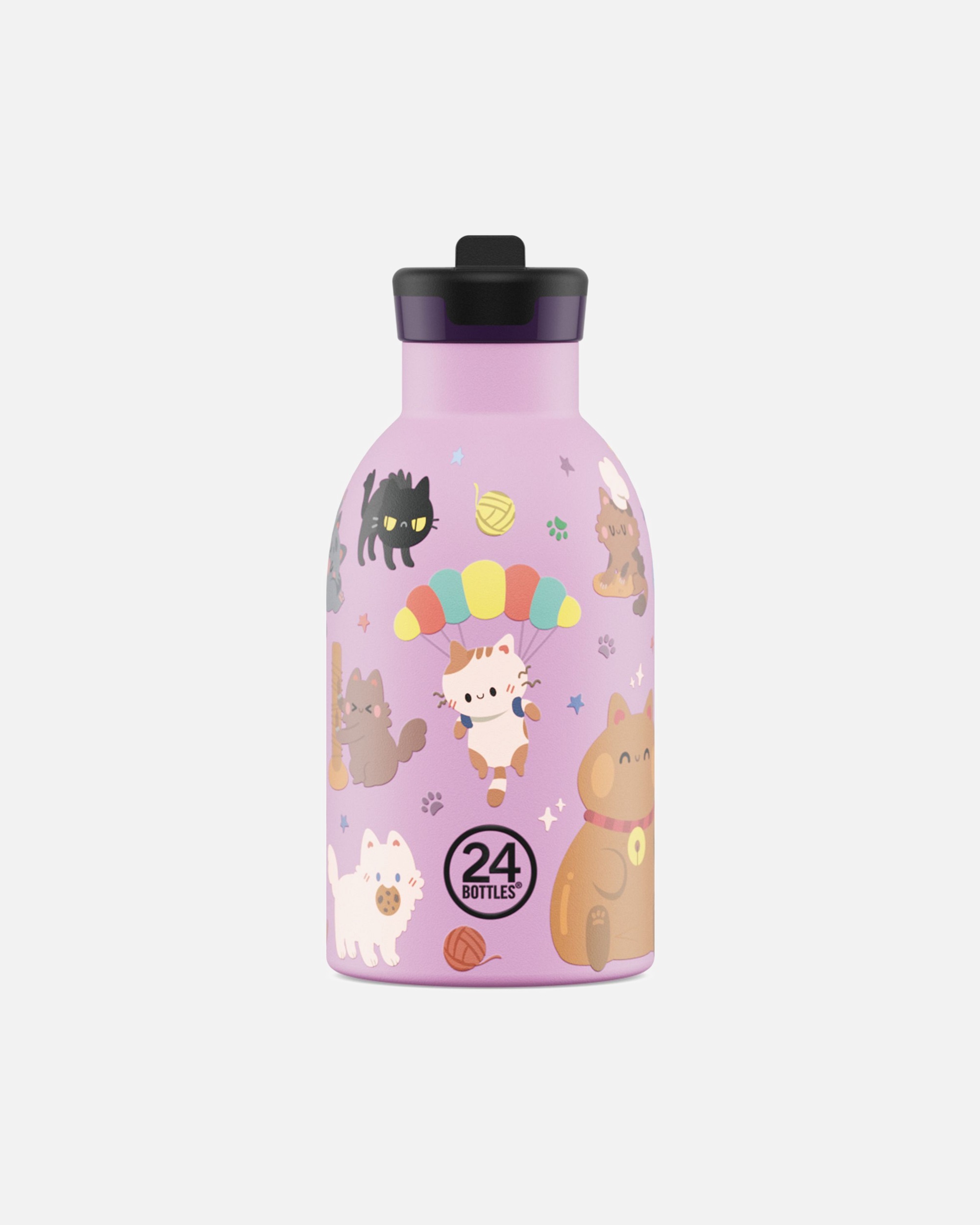 Trinkflasche für Unisex 24Bottles Kids Clima Trinkflasche 300 ml meow friends