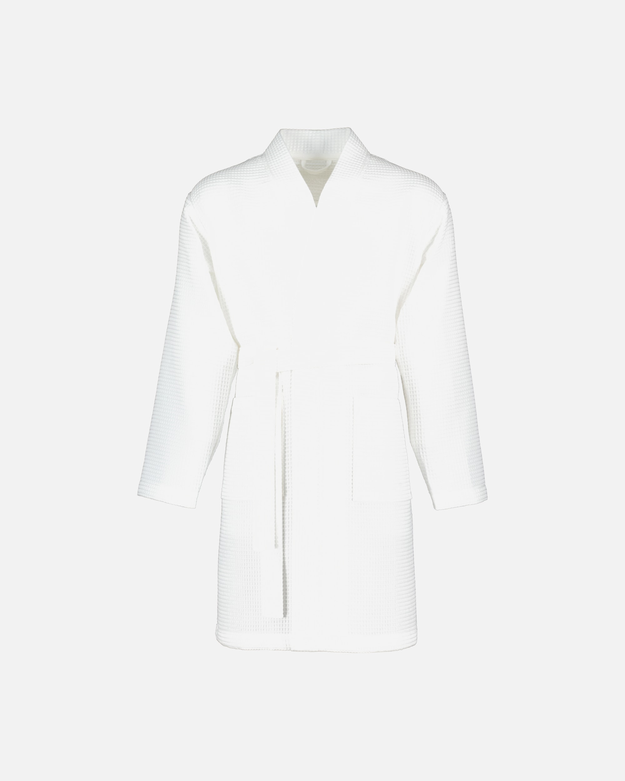 Bademantel für Unisex Vossen Vossen Bademäntel unisex Kurzmantel Rom weiß - 0300 XS