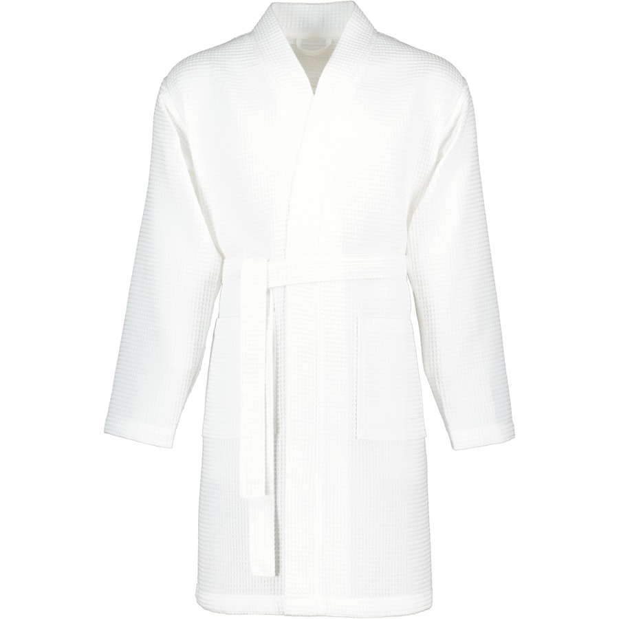 Vossen Bademäntel unisex Kurzmantel Rom weiß - 0300 XS Weiss