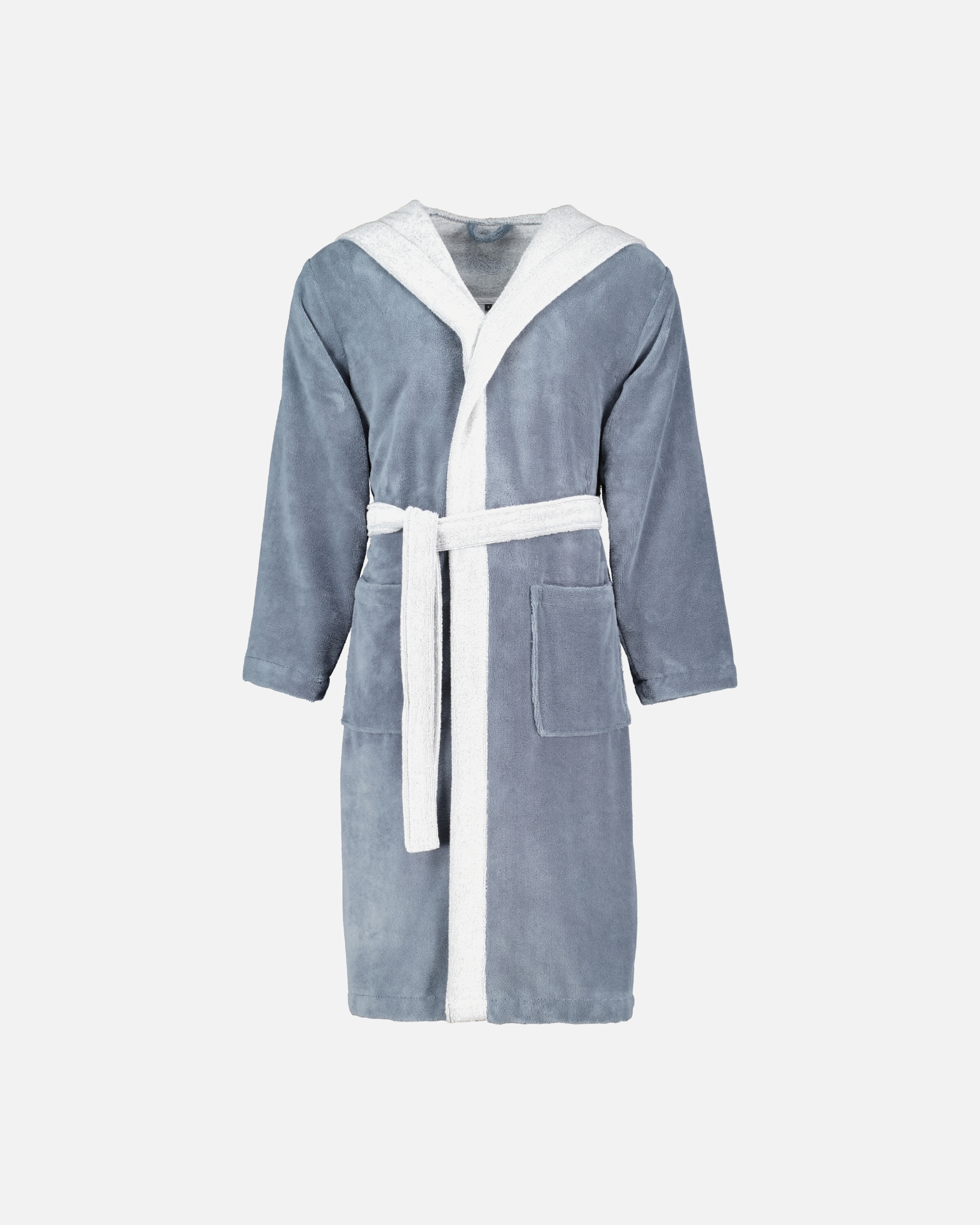 Bademantel für Unisex Vossen Vossen Bademäntel unisex Kapuze Poppy flanell - 012 XL