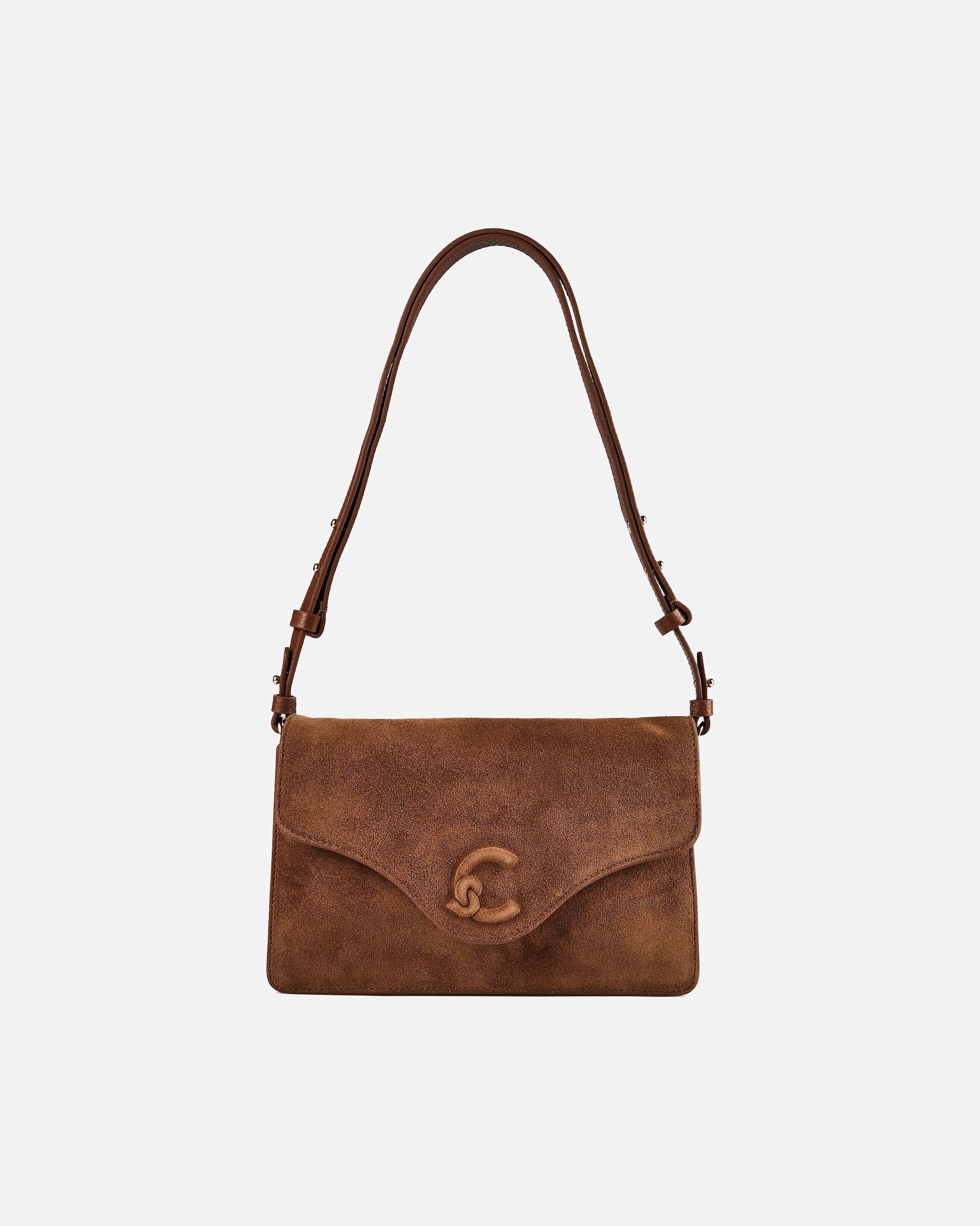 Tasche für Weiblich Coccinelle C-Me Schultertasche cognac-cognac