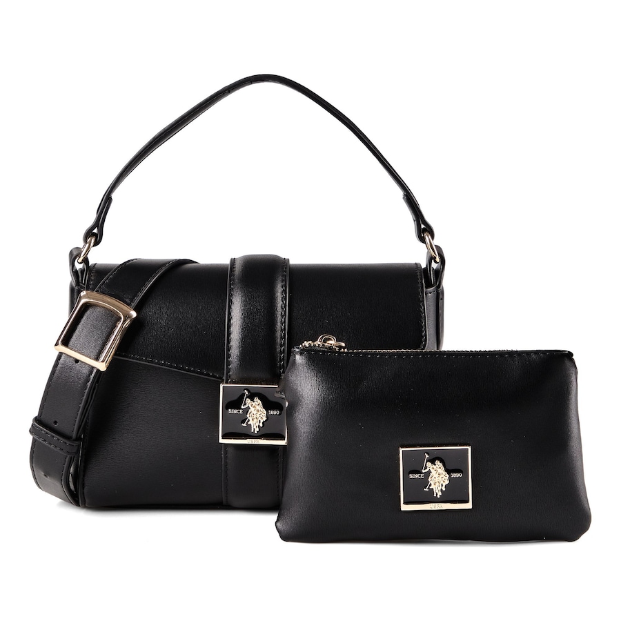 U.S. Polo Assn. Margaret Schultertasche black Schwarz Damen