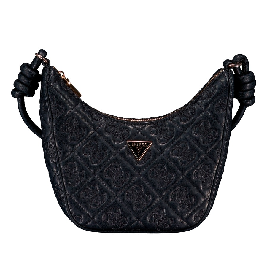 Guess Beuteltasche Adelasia 4G-Logo Black Schwarz Damen