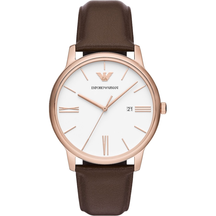 Emporio Armani Herrenuhr Edelstahl One Size Herren