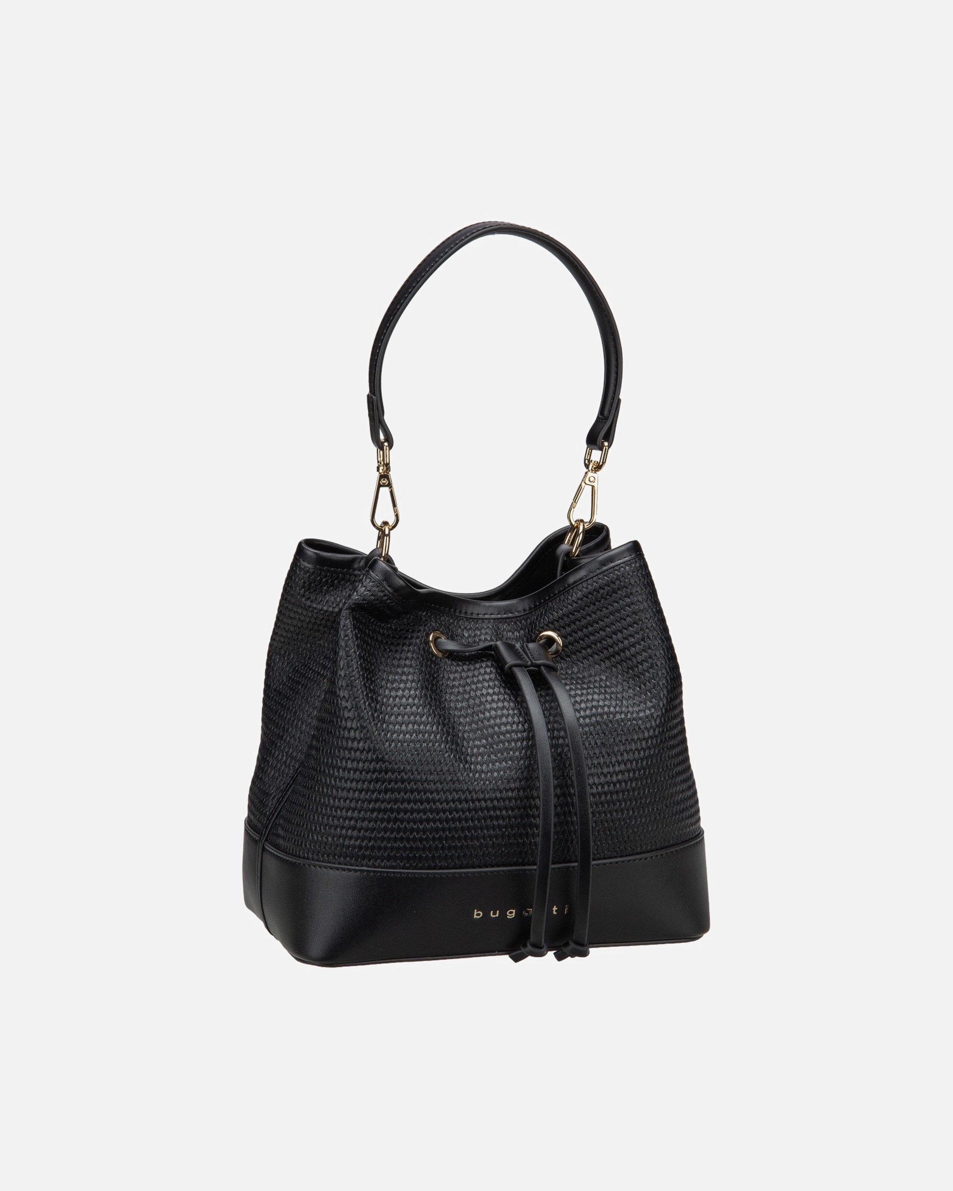 Handtasche für Weiblich Bugatti Handtasche Isa Bucket Bag Black