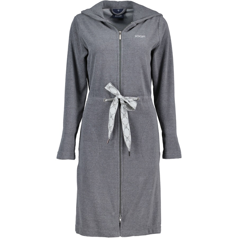 JOOP! Bademäntel Damen Kapuze Active 1659 anthrazit - 77 S