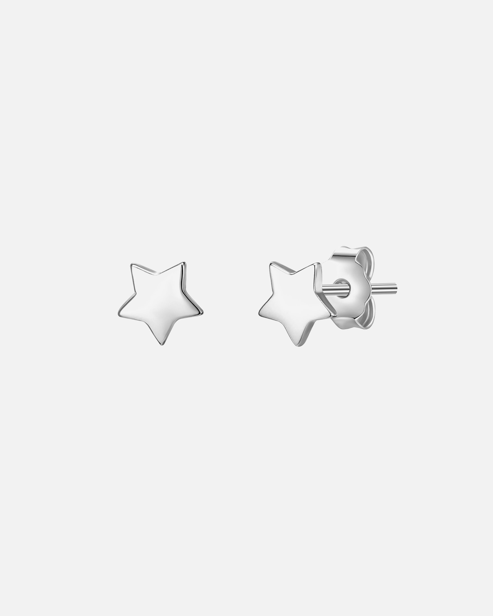 Ohrringe für Weiblich Glanzstücke München Ohrstecker Stern Sterling Silber in Gelbgold 4,7 mm