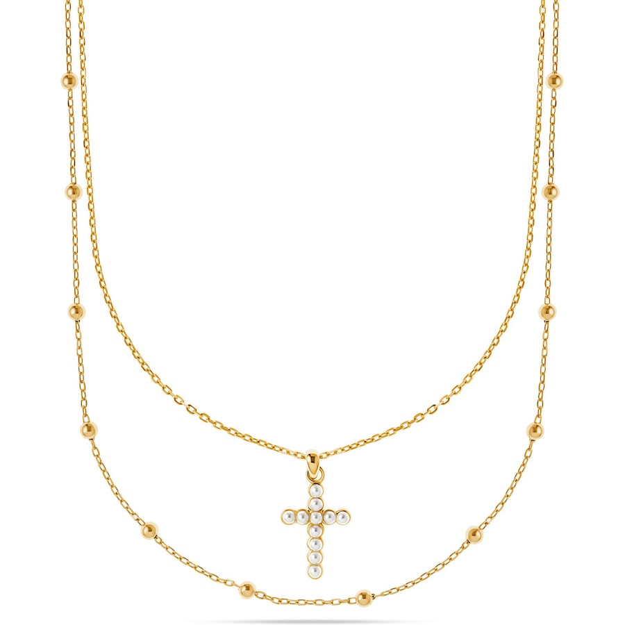 CHRIST Kette 925er Silber, recycelt gold Damen