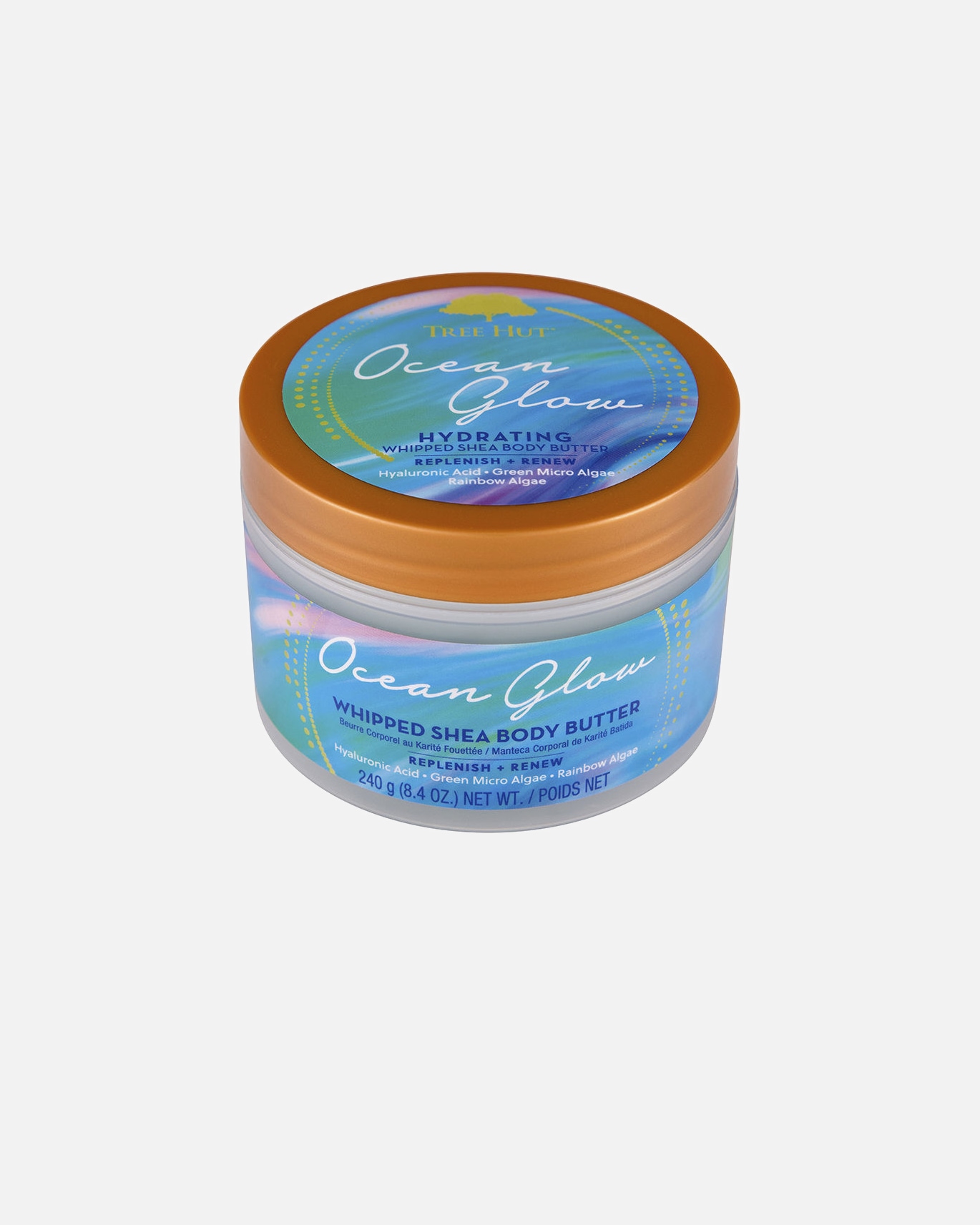 Körpercreme für Unisex Tree Hut Ocean Glow Körperbutter-Soufflé 240 gr