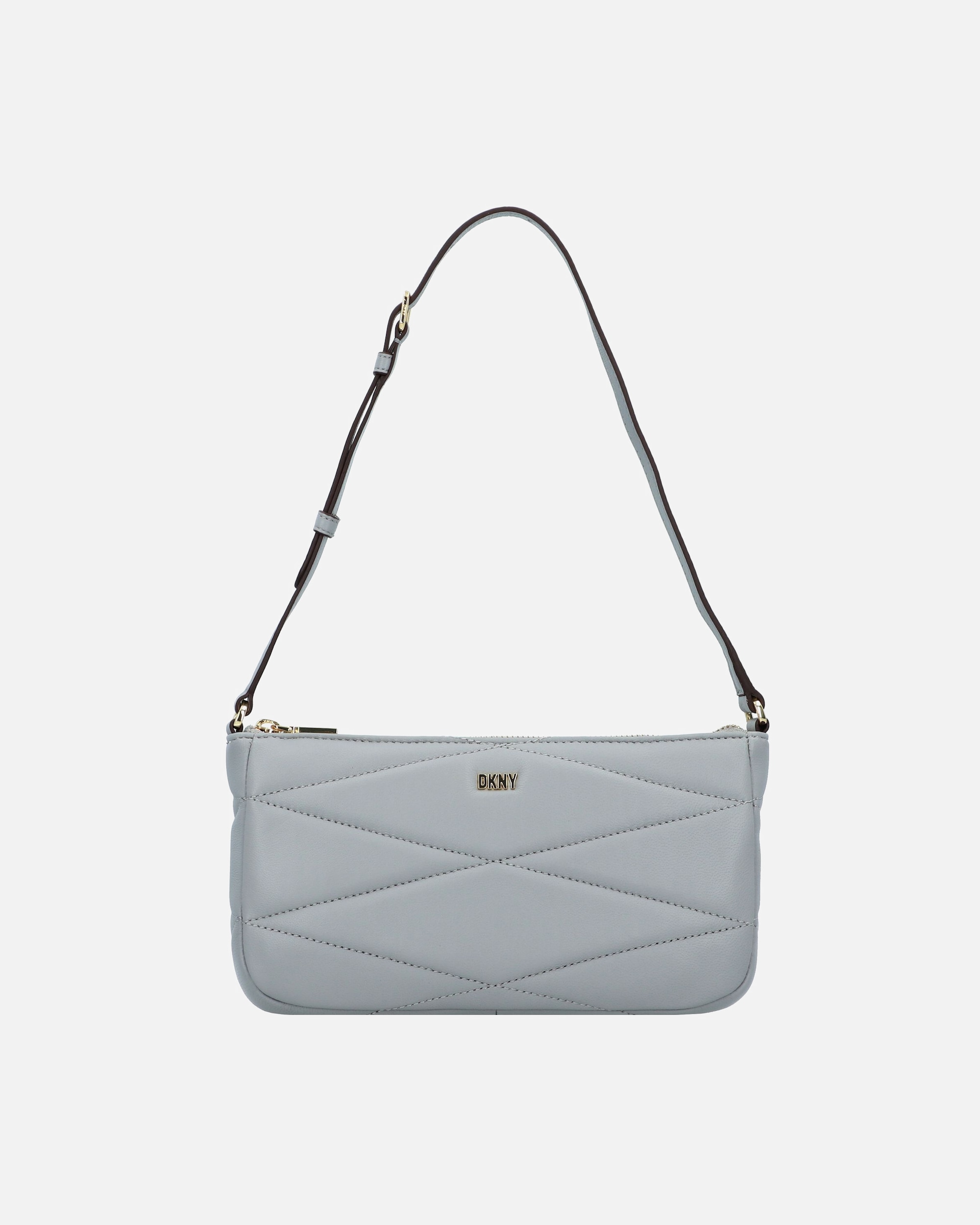 Tasche für Weiblich DKNY Eve Schultertasche grey melange