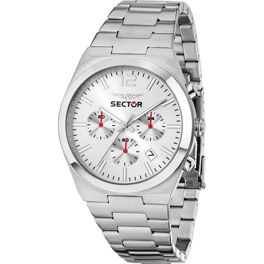 Sector Chronograph Edelstahl One Size Herren