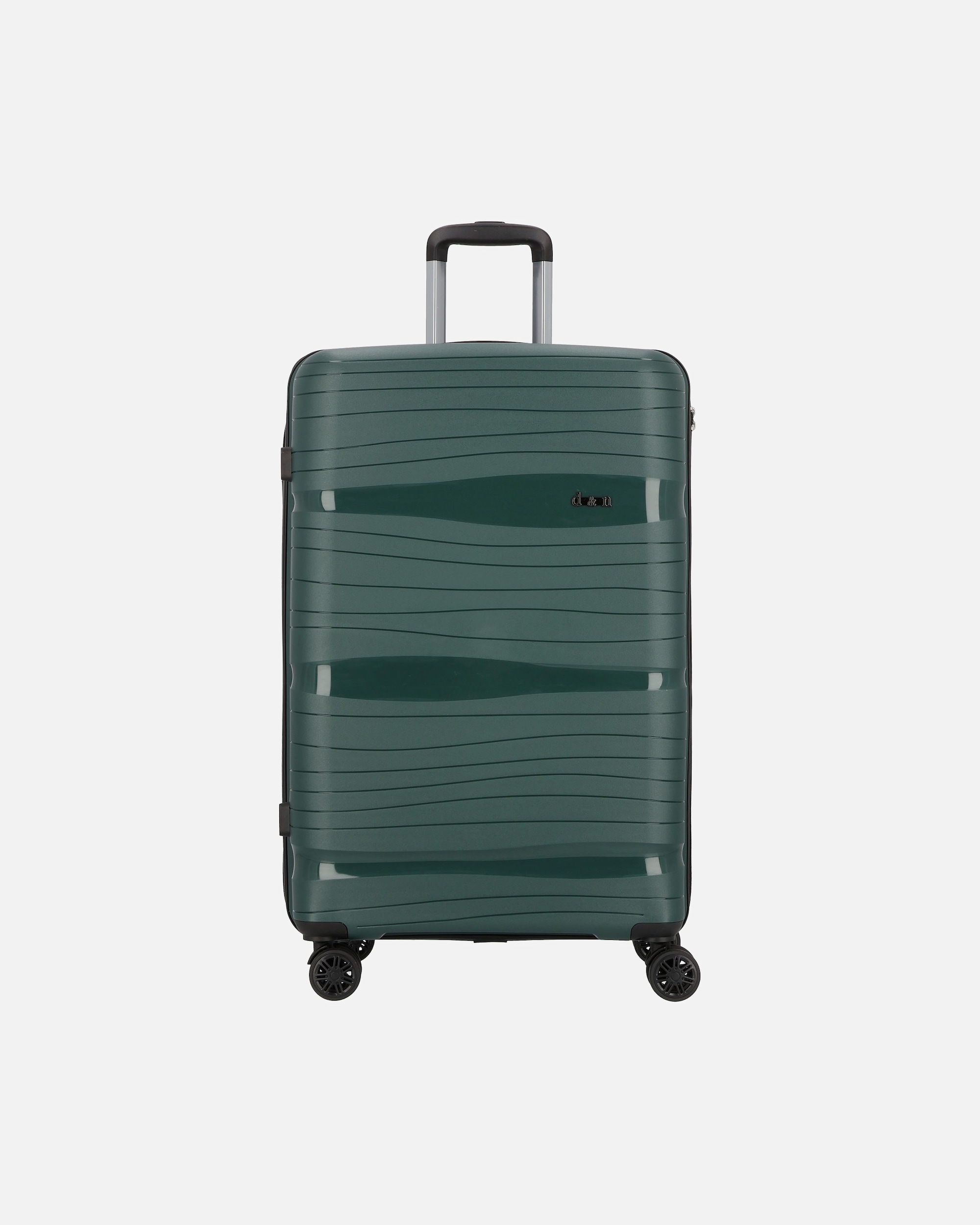 Trolley für Männlich d & n Travel Line 4300 4 Rollen Trolley L 78 cm dark green