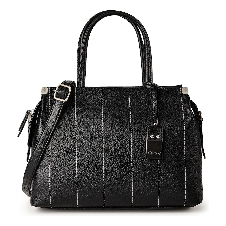 Gabor Gela Stripe Shopper black Schwarz Damen