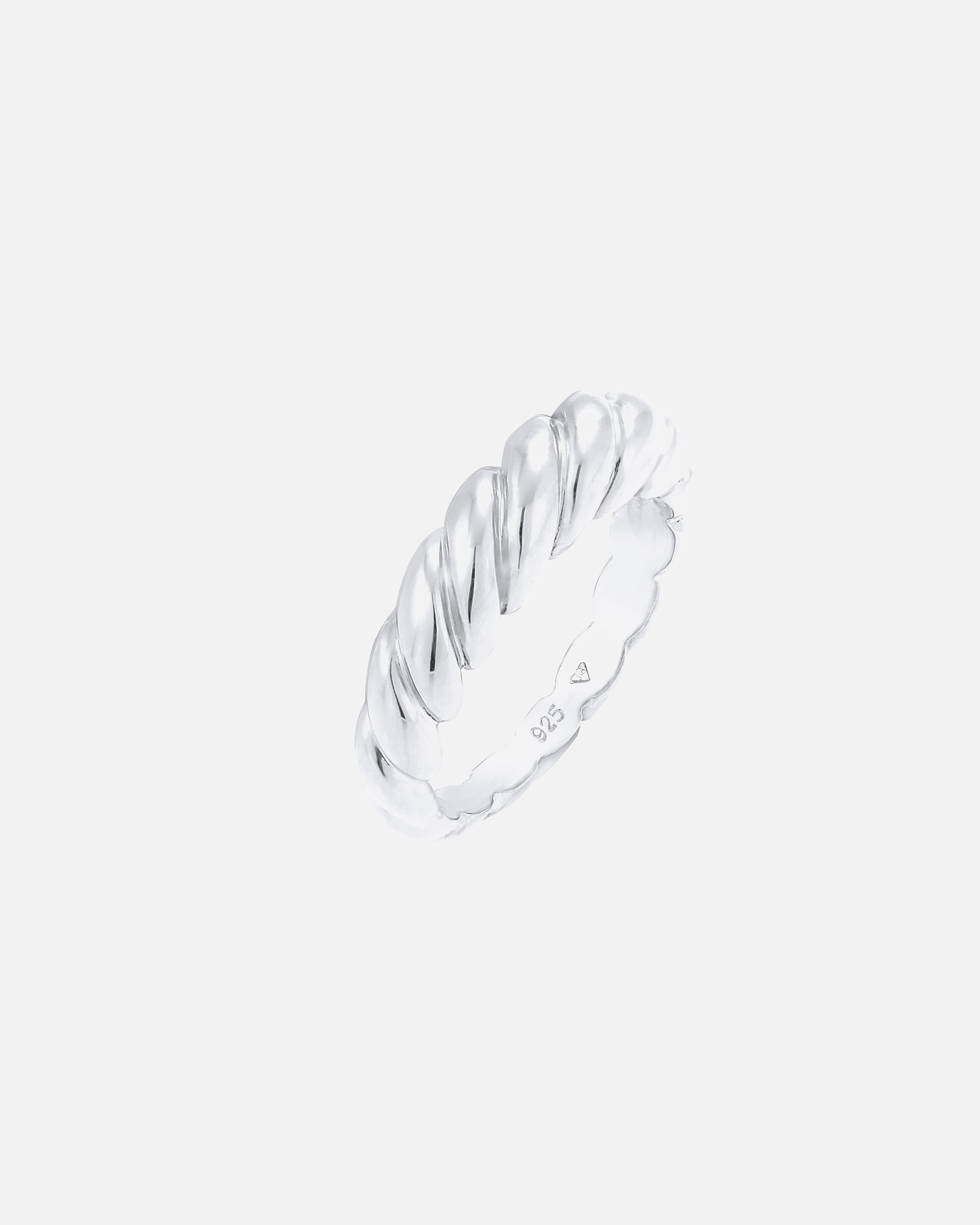 Ring für Weiblich Elli Twisted Gedreht Bandring 925 Silber 52