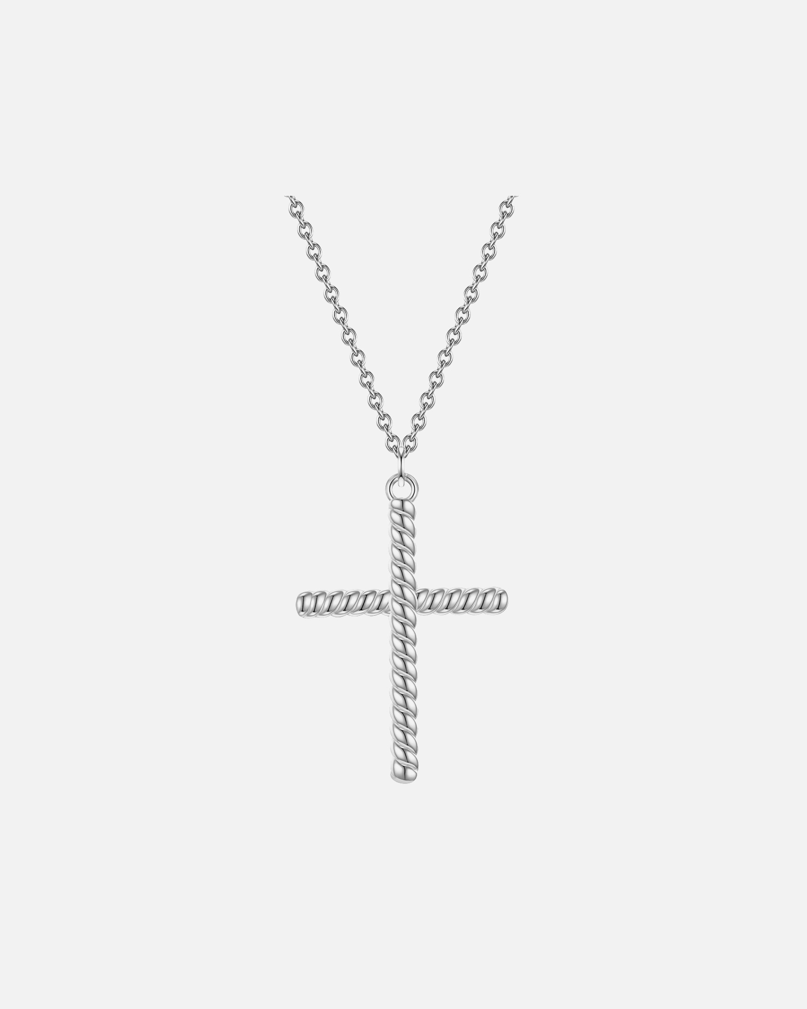 Halskette für Weiblich Glanzstücke München Halskette Kreuz aus Sterling Silber in silber 47,0 cm Basiskette + 5,0 cm Verlängerung