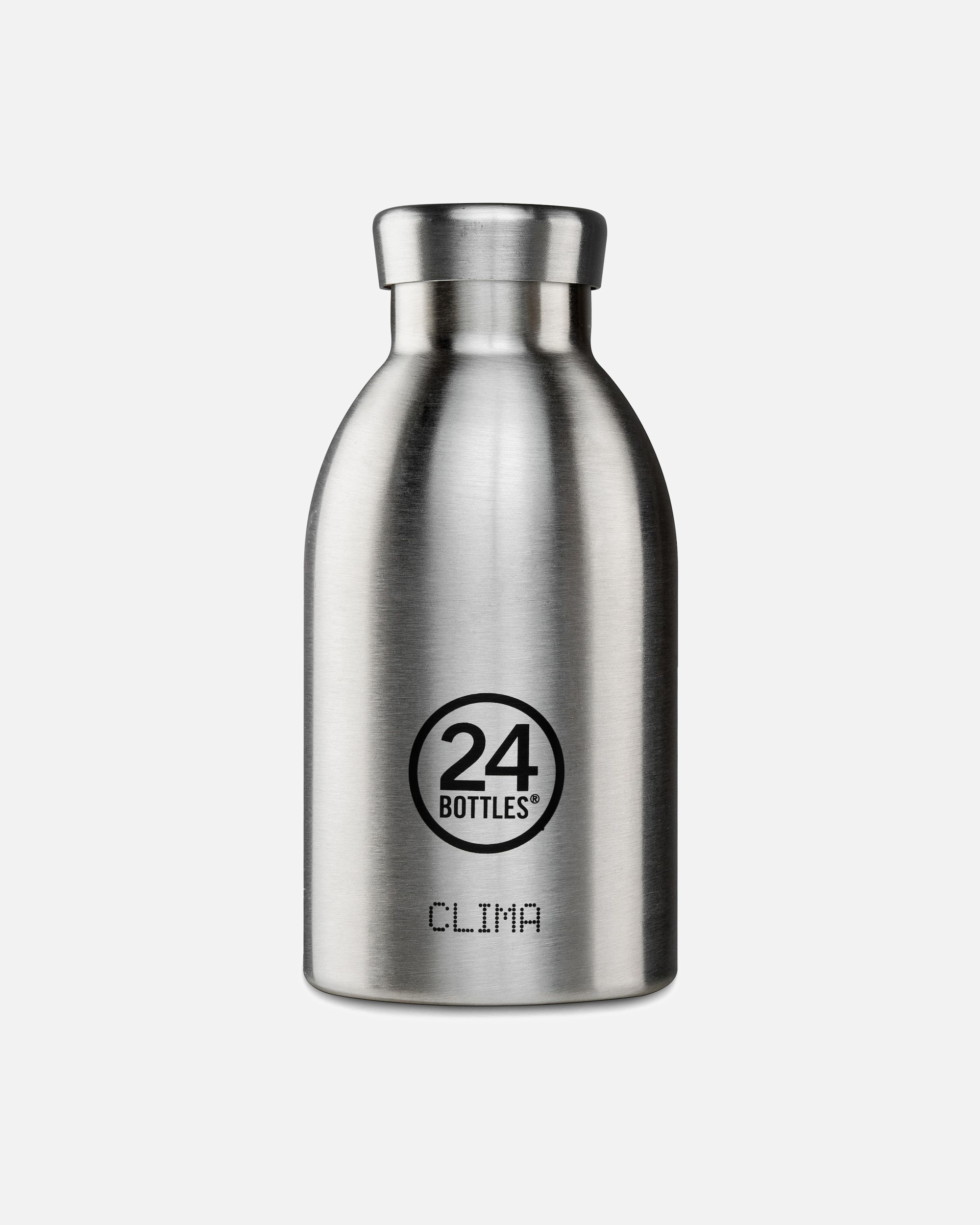 Trinkflasche für Männlich 24Bottles Clima Trinkflasche 330 ml steel