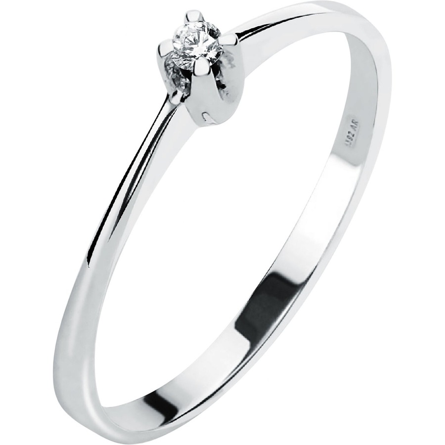 CHRIST Damenring 375er Weißgold 50 Damen