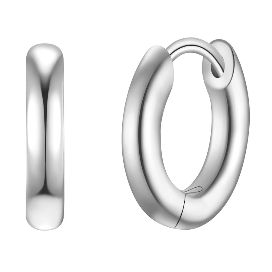 Glanzstücke München Creolen aus Sterling Silber in silber 11,7 mm Damen