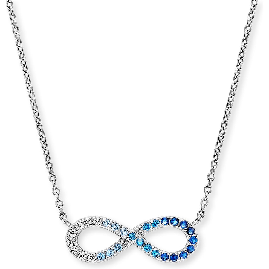 Engelsrufer Kette 925er Silber blau, silber Damen