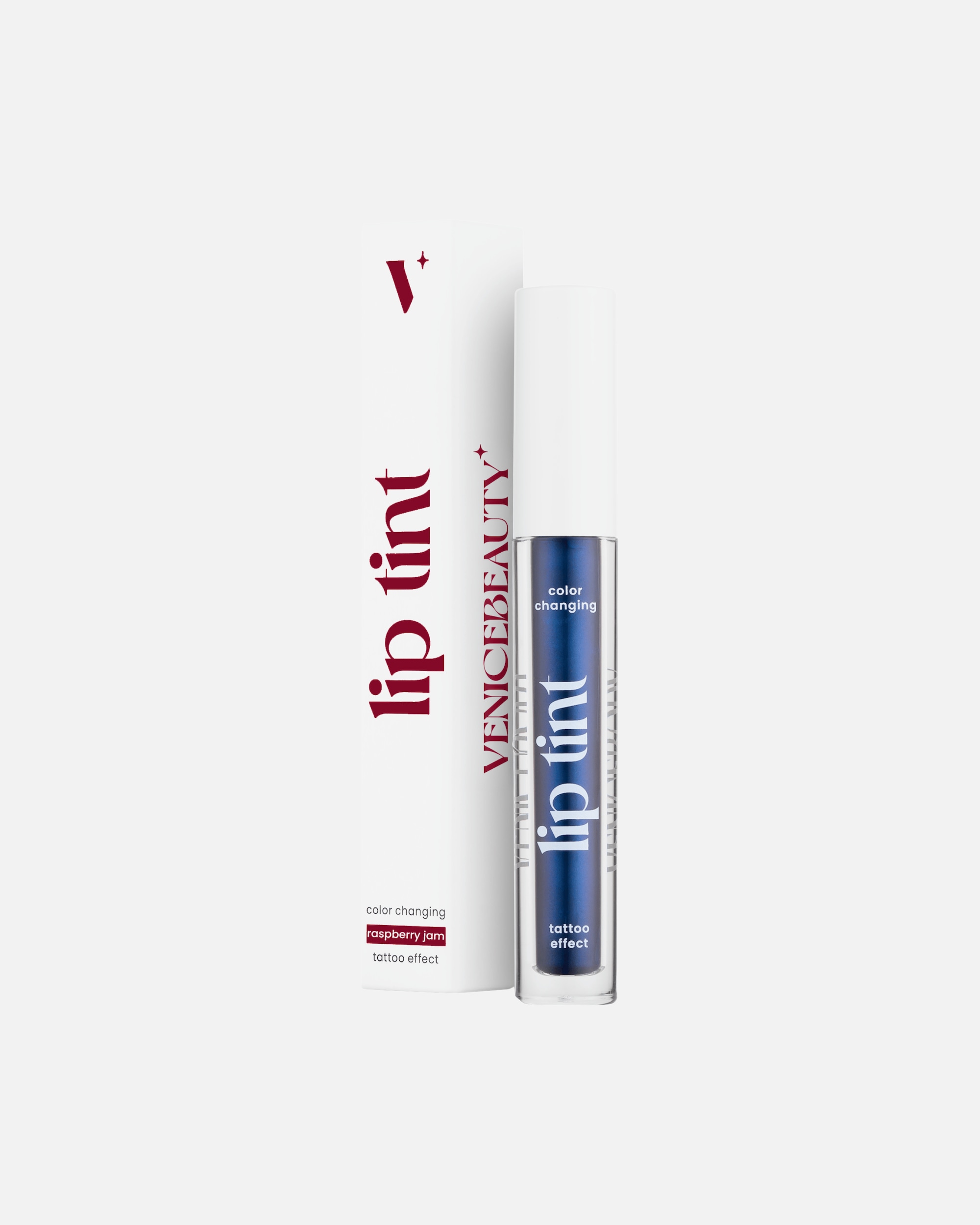 Lippenstift für Unisex VENICEBEAUTY Lip Tint Tattoo Effect Raspberry Jam