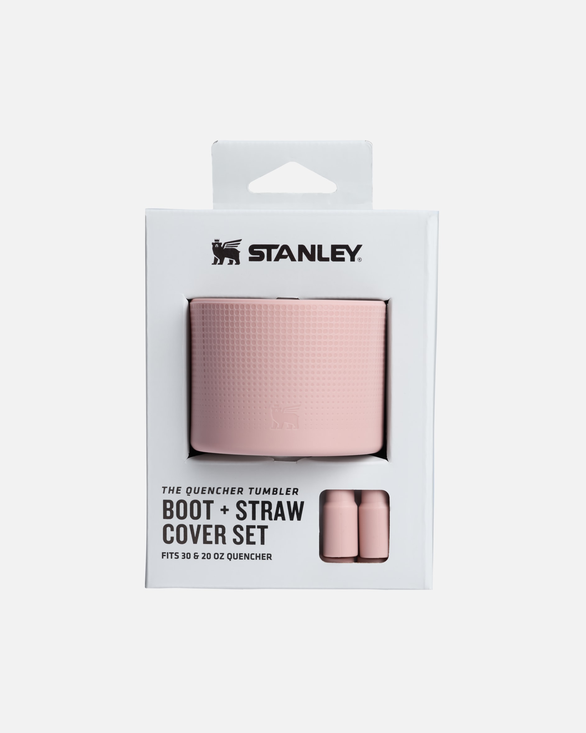 Trinkflasche für Unisex Stanley 1913 THE QUENCHER TUMBLER BOOT 0,89L & 0,59L + STRAW COVER Pink Dusk