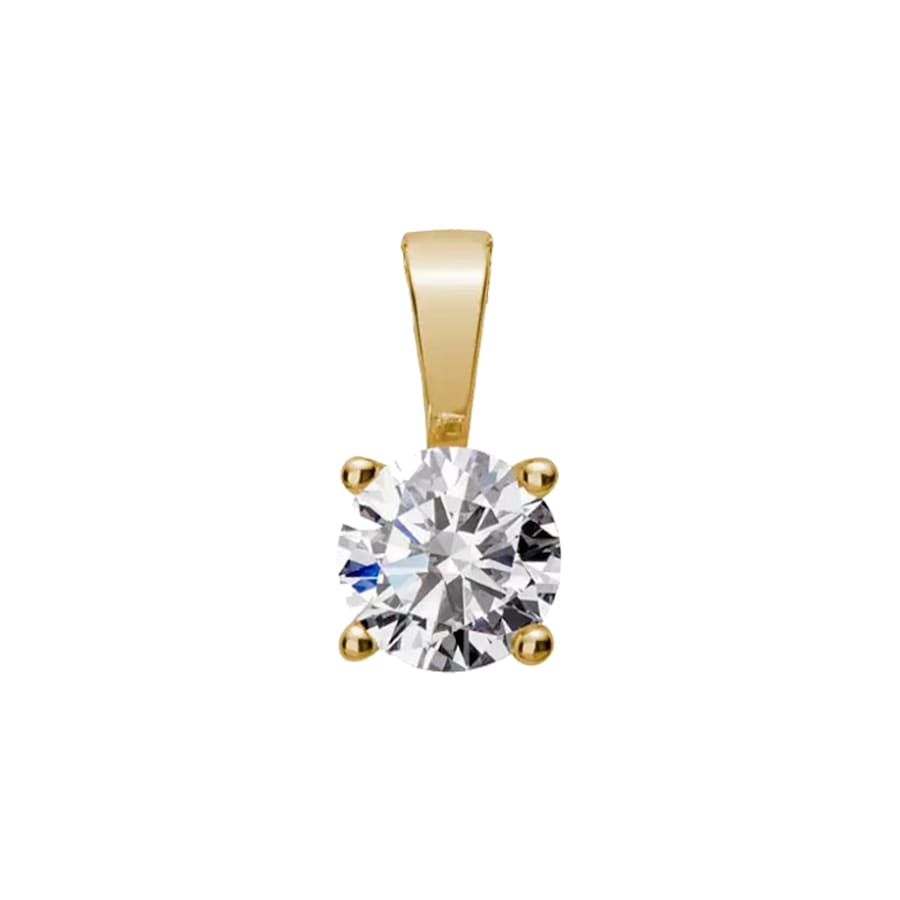 Lyomi Anhänger 585/- Gold Diamant Lab Grown 0,75ct. gelb vergoldet Damen