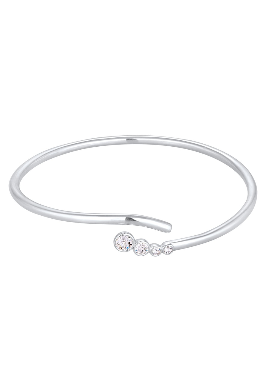 Elli Armreif Elegant 925 Silber, mit Kristallen von Swarovski 18 Damen