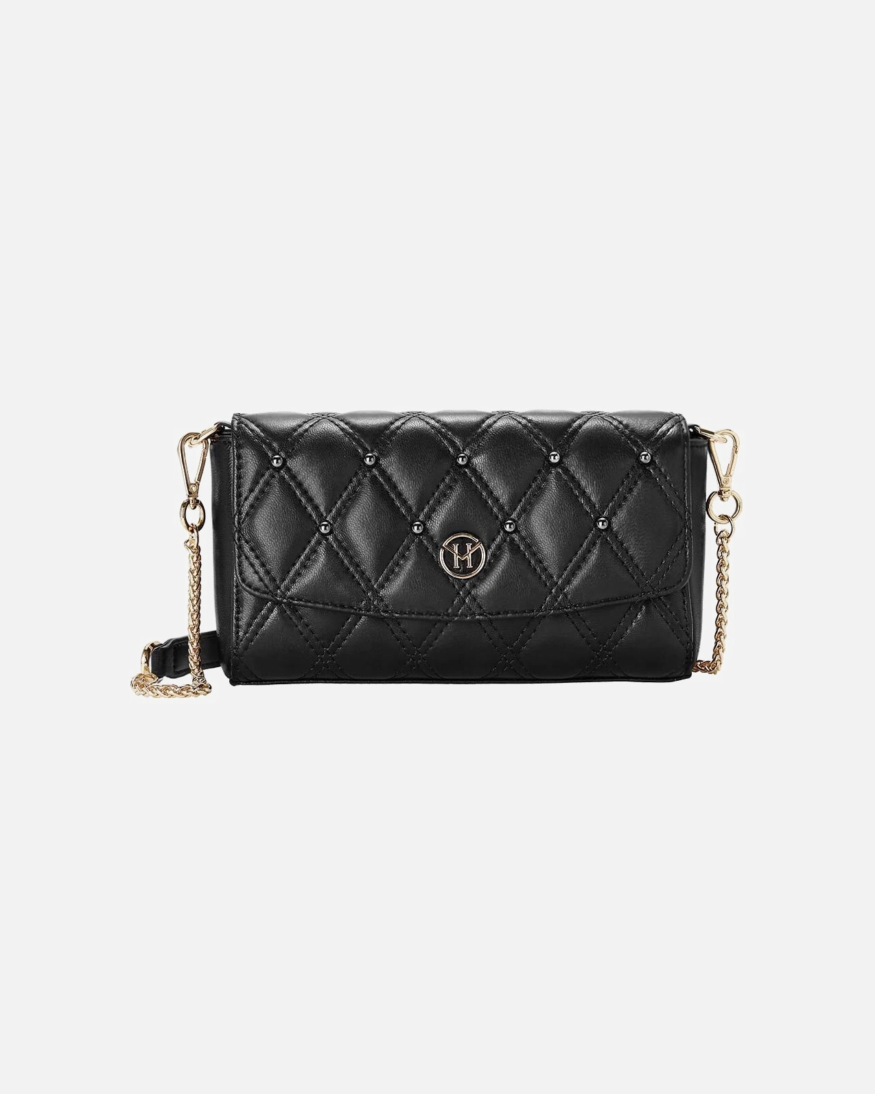 Handtasche für Weiblich Victoria Hyde London Pearl Quilted Schwarz