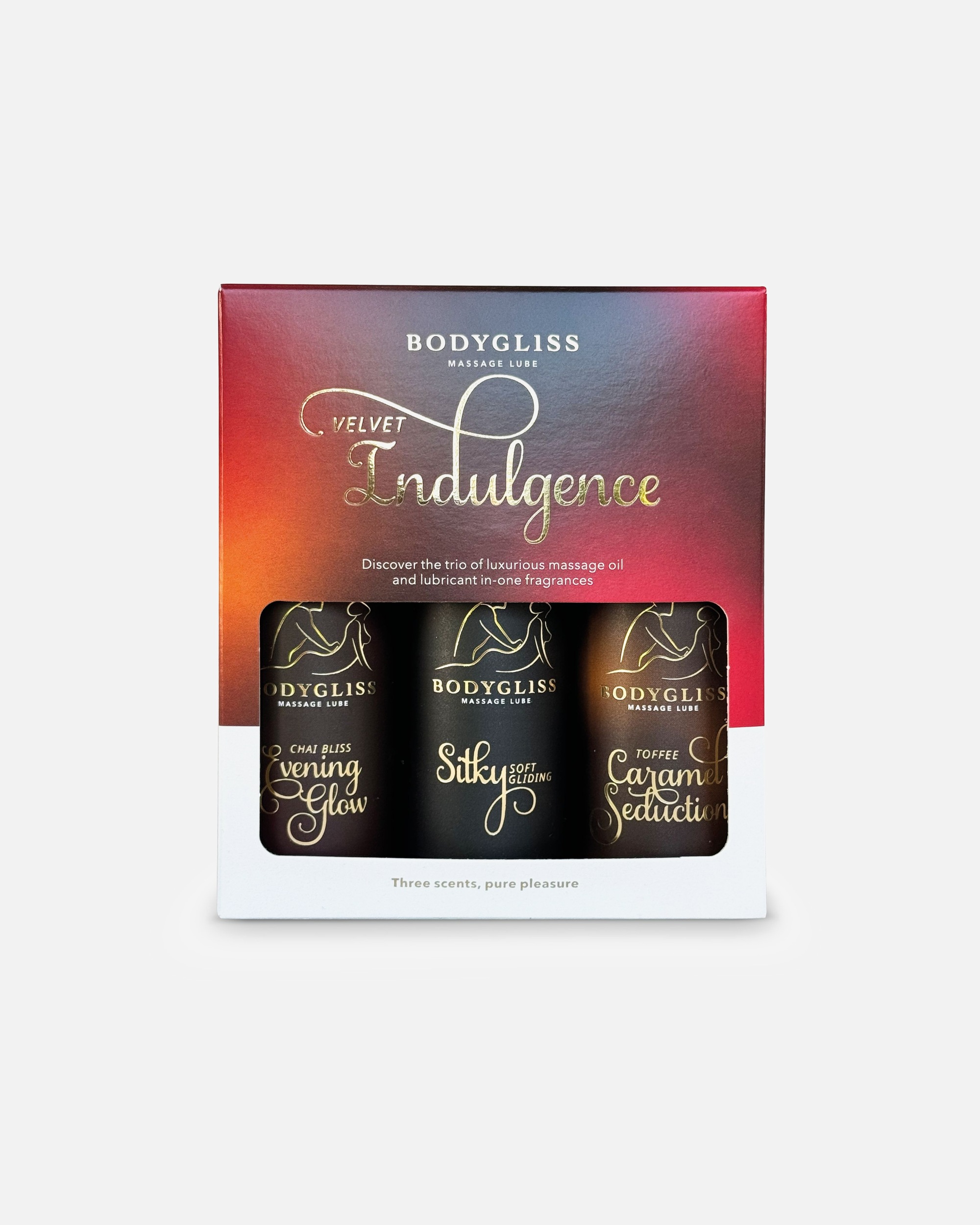 Körperpflegeset für Unisex BodyGliss Travel Edition 3er-Pack - Velvet Indulgence 210 ml