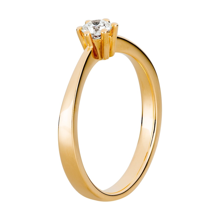 Orolino Ring 750/- Gold Brillant weiß 0,25ct. 056 (17,8) Damen