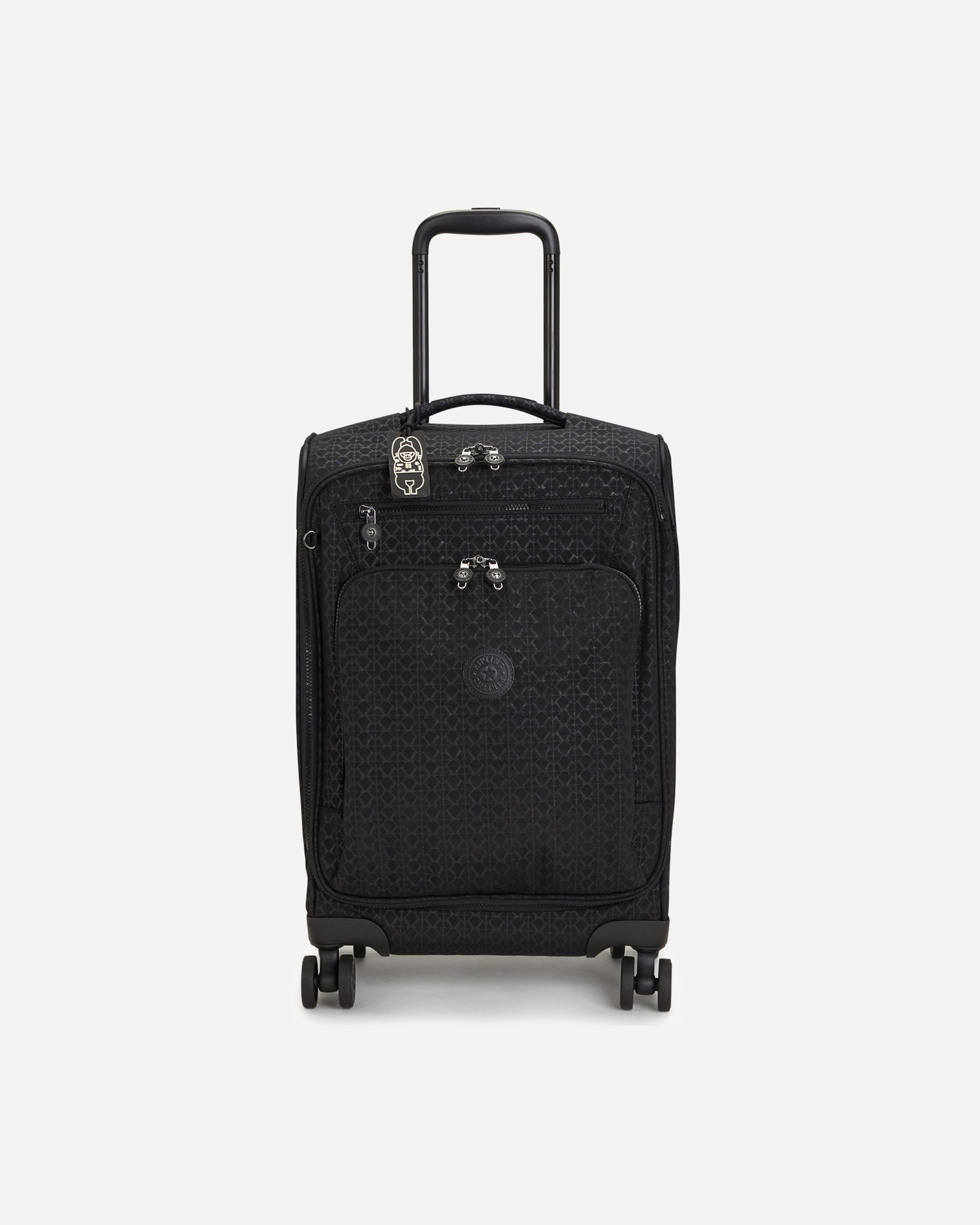 Handgepäckkoffer für Weiblich Kipling Basic Plus New Youri Spin 4 Rollen Kabinentrolley S 56 cm signature emb