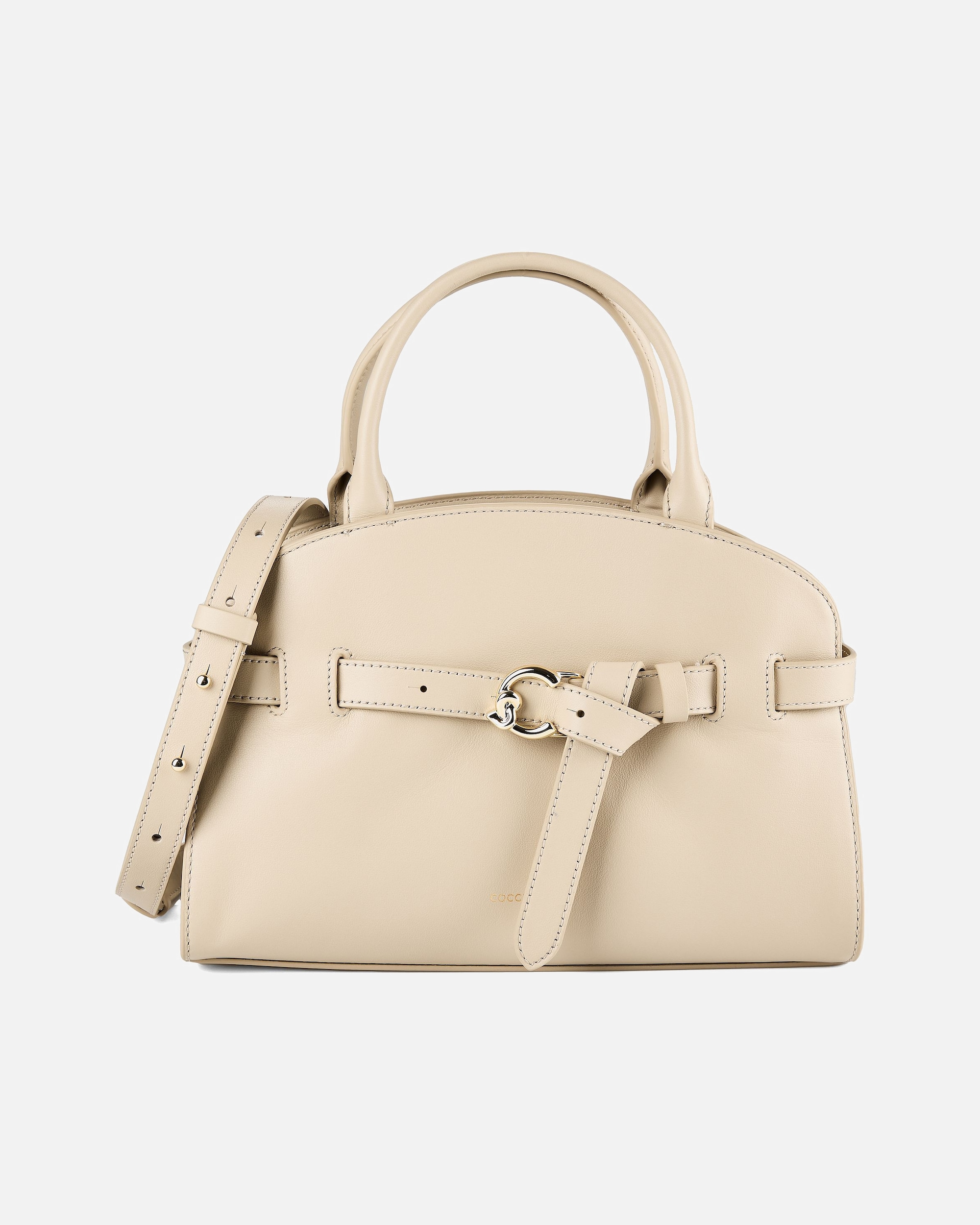 Tasche für Weiblich Coccinelle Sabine Henkeltasche sandshell