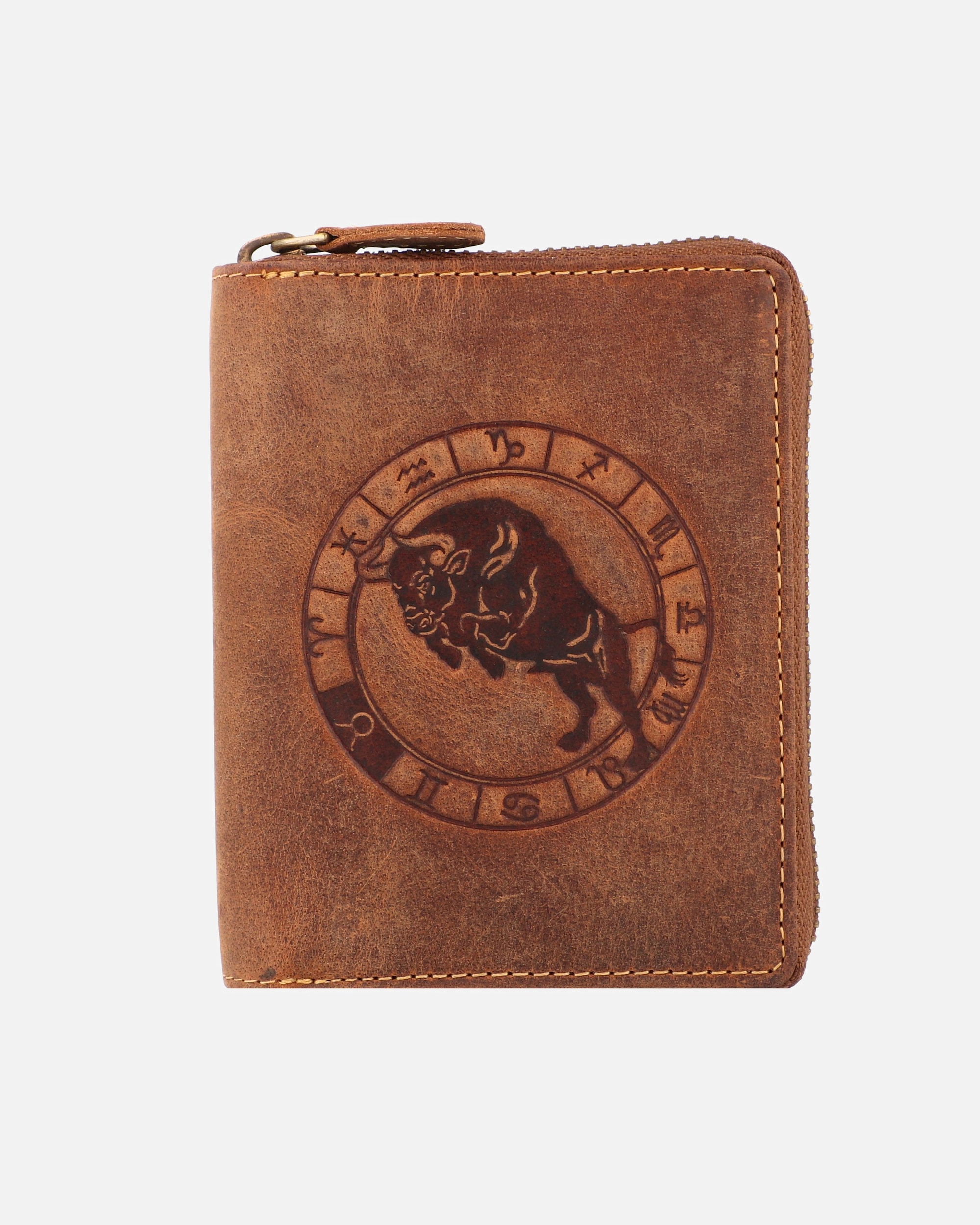 Portemonnaie für Unisex Greenburry Geldbörse Vintage 821A Sternzeichen stier