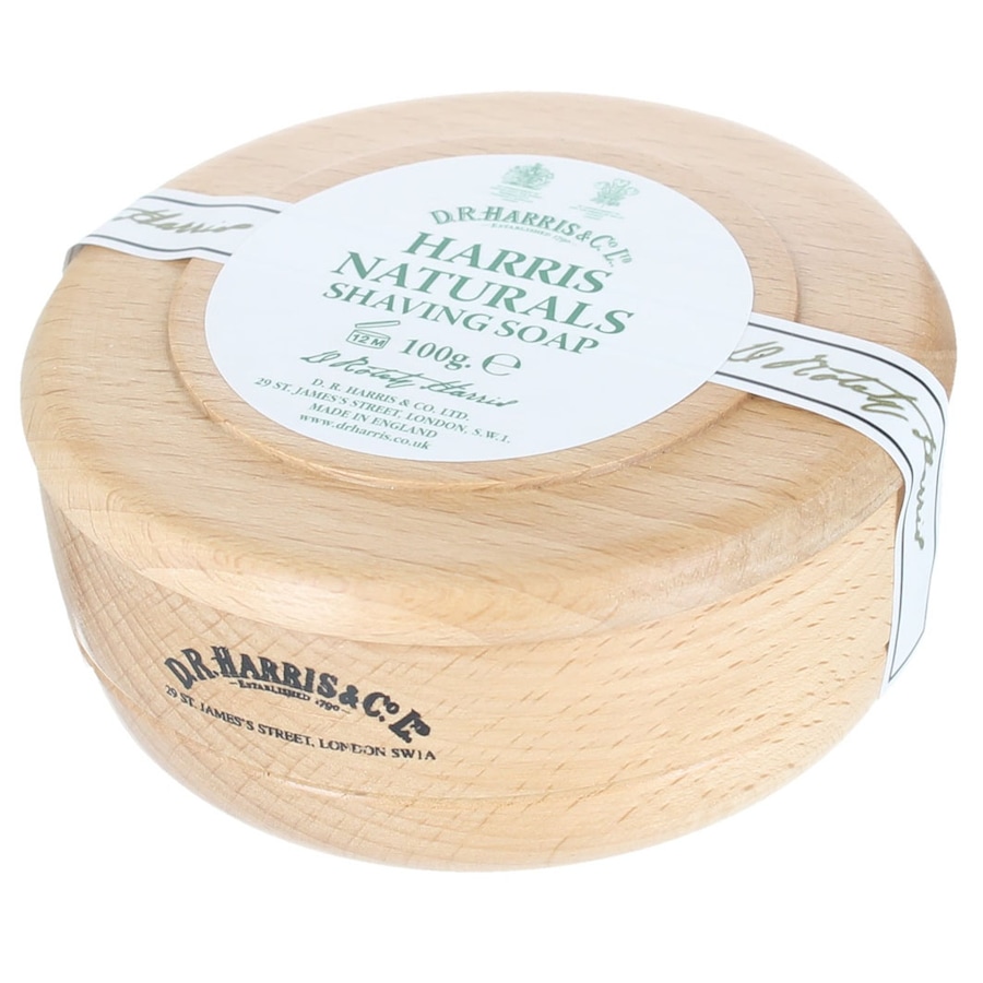 D.R. Harris Natural Shaving Soap in Beech Bowl 100 g Herren