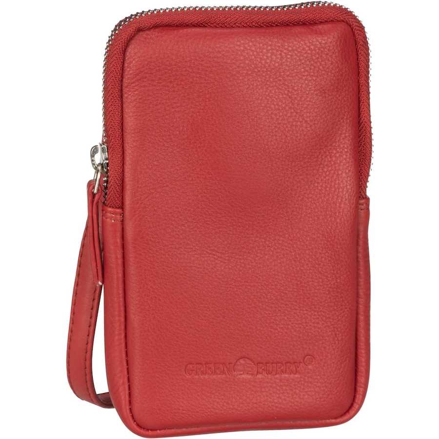 Greenburry Umhängetasche Handy-SlingBag Nappa Red Rot Damen