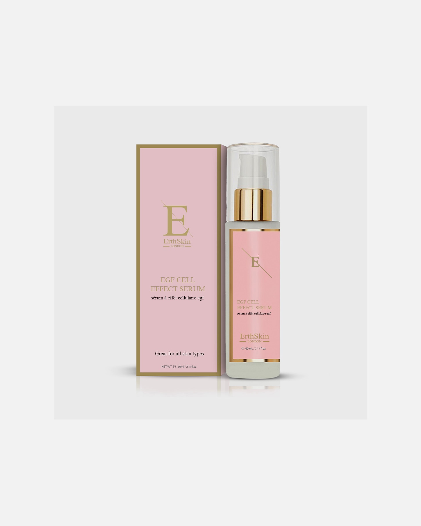 Anti-Aging Serum für Weiblich ErthSkin London EGF Zelleffekt Serum 60ml