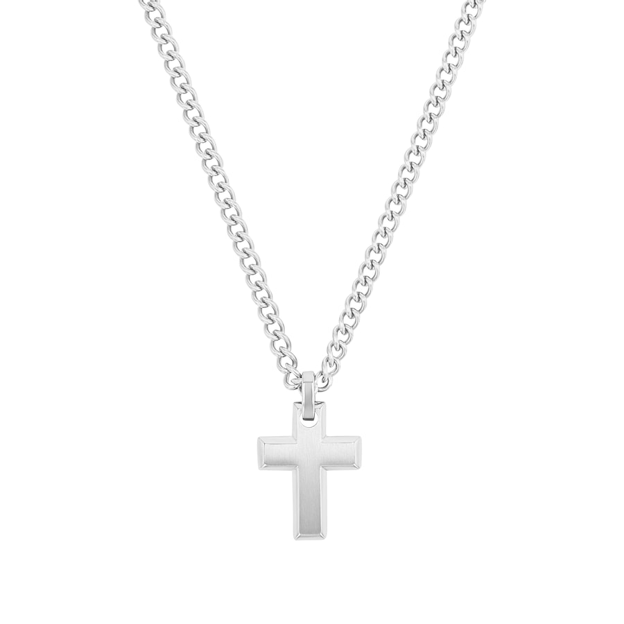 Tom Tailor Kette mit Anhänger silber Herren