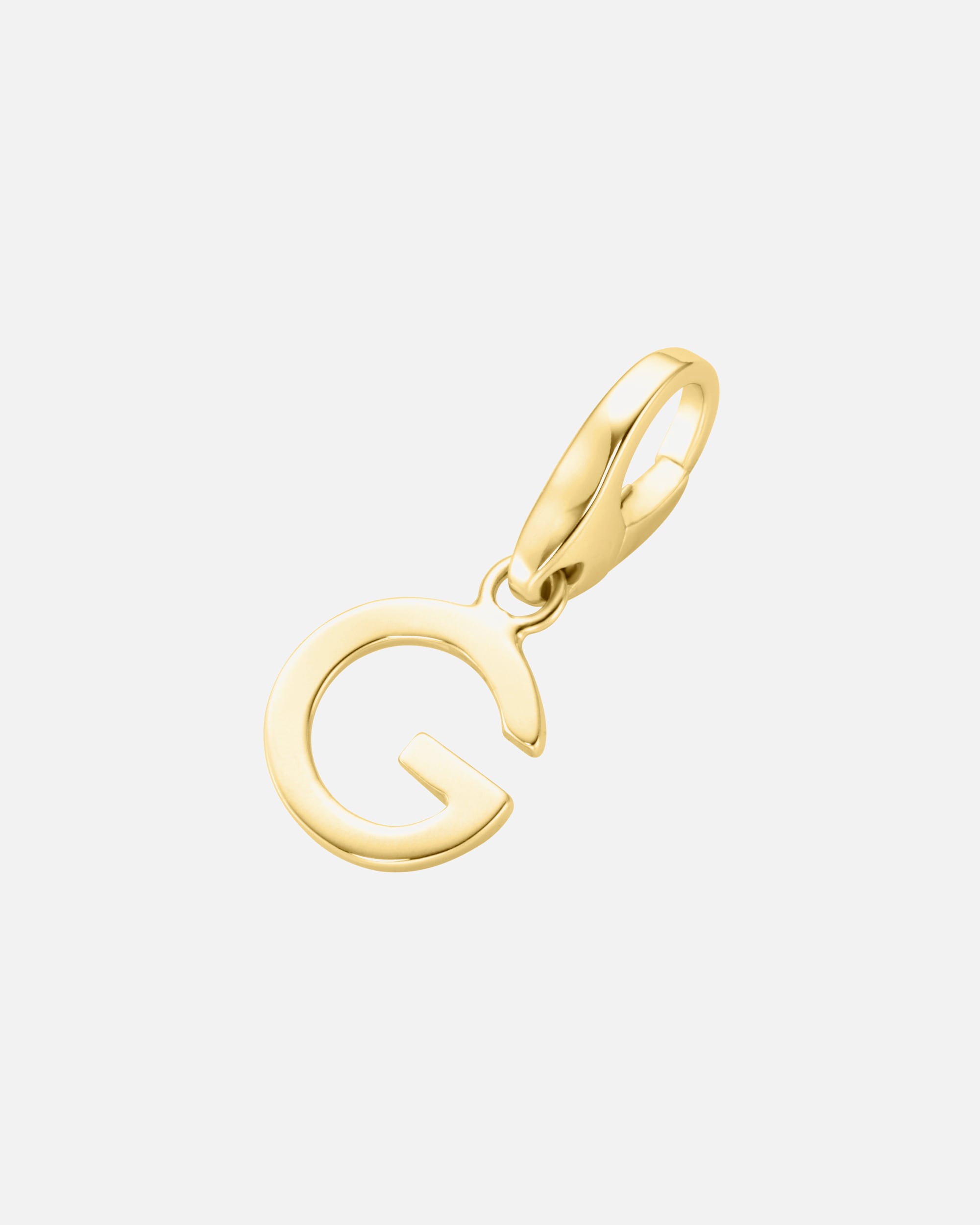 Schmuckanhänger für Weiblich Giorgio Martello Milano Charm Buchstabe G, Silber 925 Gold