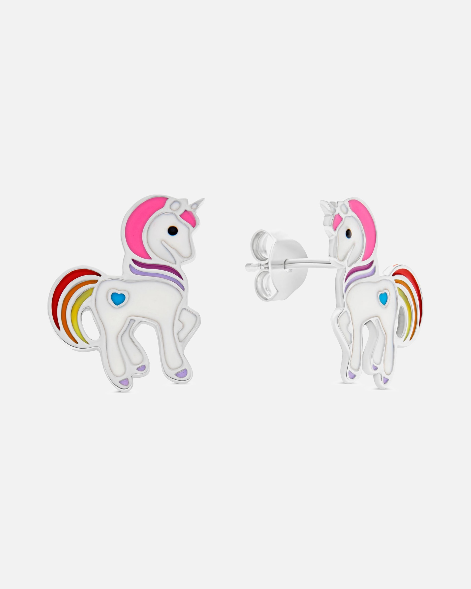 Ohrringe für Weiblich FAVS Little Friends Kinderohrring 925er Silber, Emaille One Size