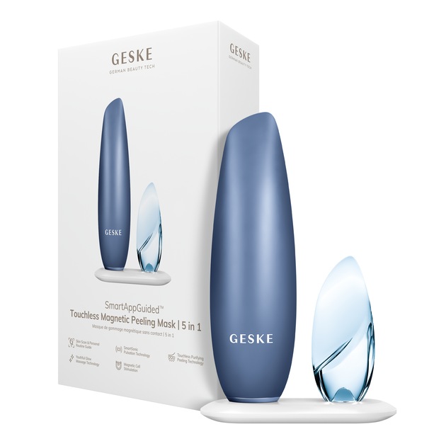 GESKE SmartAppGuided™ Touchless Magnetic Peeling Mask | 5 in 1