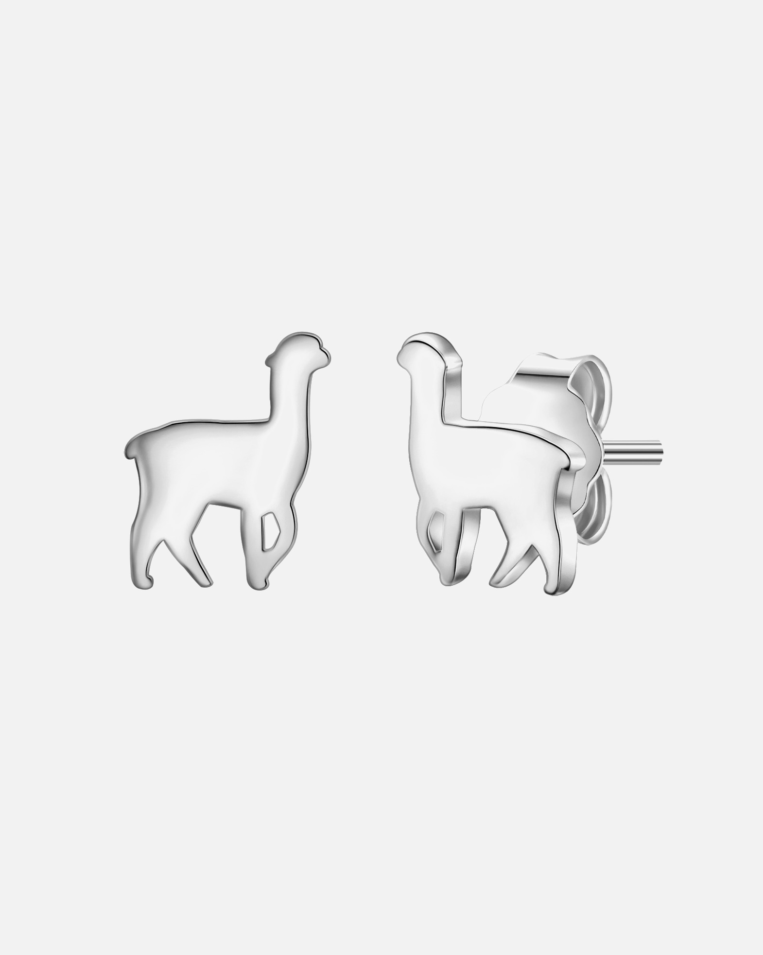 Ohrringe für Weiblich Glanzstücke München Ohrstecker Alpaka Sterling Silber in Roségold 5,9 mm